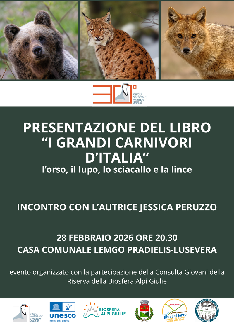 presentazione del libro “i grandi carnivori”